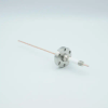Power Feedthrough with Power Glove Connector, 20,000 Volts, 30 Amps, 1 Pin, 0.094″ Copper Conductor, 1.33″ Conflat Flange - A5979-1-CF - MPF Products, INC.