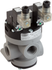 Solenoid valve EMVP for vacuum, pneumatic pilot control EMVP 15 24V-DC 3/2 IMP -- 10.05.02.00147 - Image