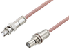 SHV Plug to SHV Jack Bulkhead Cable 60 Inch Length Using RG142 Coax - PE3W03078-60 - Pasternack