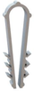 Cable Clamp, Flat, Push In, Pe, Natural; Cable Clamp / Clip Type Essentra Components - 66AJ5095 - Newark, An Avnet Company