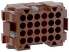 Connector, Soft Shell; Plug; 24; 14 A (Max.); 600; Thermoplastic; Red - 70087210 - Allied Electronics, Inc.