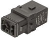 Rectangular Pwr Insert, Socket, 4Pos; Product Range Harting - 39AJ5765 - Newark, An Avnet Company