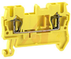 Terminal Block, Feed-Through; 26 to 12 AWG; 600 V; 20 A; Spring-Cage; Yellow - 70169300 - Allied Electronics, Inc.