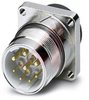 CIRCULAR METAL CONNECTOR, PANEL MOUNT, FLAT, PIN, P30 RECEPTACLE (POS 4 + 3 + PE - 70170003 - Allied Electronics, Inc.