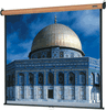 Video Format Manual Wall or Ceiling Projection Screen with Veneer Case Finish. - Video Format - Visual Sound, Inc.