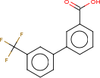 3'-Trifluoromethyl [1,1'-biphenyl]-3-carboxylic acid -- 2821-3-X5 - Image