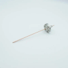 Power Feedthrough with Power Glove Connector, 5000 Volts, 30 Amps, 1 Pin, 0.094″ Copper Conductor, 1.33″ Conflat Flange - A2597-1-CF - MPF Products, INC.