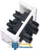 Siemon Flat Fiber Adapter CT Coupler with 2 Duplex ST.. - CT-SA-4-02 - TelephoneStuff.com