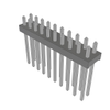 Headers, Male Pins - 612-MTMM-110-09-T-D-090-ND - DigiKey