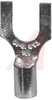 Terminal; Fork; 12 to 10 AWG; 0.730 in.(Max.); Copper; Tin; 1/4; Fork - 70091936 - Allied Electronics, Inc.