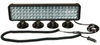 LED Light Emitter w/ Magnetic Bases - 80, 3-Watt LEDs - Extreme Environment - 20 X 4 LED Array - LEDLB-80X2E-M - Larson Electronics LLC