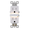 Modern Dual-Function Tamper-Resistant Wall Outlet with 3000K Night Light - ERL251530 - Suzhou Ele Mfg Co., Ltd.