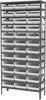 Shelving, Steel Shelving Kit, 12x36x79, 36 Bins -- AS1279170W