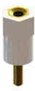 Male To Female Standoff - Hexagonal Bottom, Insulator, Nylon/Brass -- MTNSP-M3-10-2 - Image