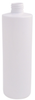 PET White & Clear Cylinder Bottles -- 66981