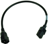 Universal Jumper Cord, C13 To C14, 1M, 10A, Black; Connector Type A Volex - 63W4901 - Newark, An Avnet Company