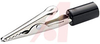 Alligator Clip; Steel; 10 A; Black; 2.3in.; 0.075 in.; BU Series - 70188577 - Allied Electronics, Inc.