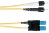 Single-Mode, 8.3-Micron Duplex Fiber Optic Cable, ST-SC, PVC, 2-m (6.5-ft.) - EFN5011-002M - Visual Sound, Inc.