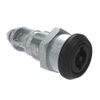 Quarter-Turn Cam Latch, 3mm Double Bit, Without Cam, Sealed, Zinc Alloy, Powder Coat, Black - E5-6A-065-UU4 - Southco