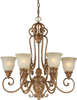 2419-06-41 Mid. Chandeliers-Glass Up - 413741 - Capital Lighting, Inc.