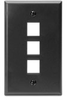 QuickPort Wallplates - 41080-3EP - Leviton Manufacturing