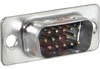 connector,d-subminiature,high density plug,solder cup termination,15 pin contact -- 70145039