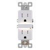 Modern Dual-Function Tamper-Resistant Wall Outlet with 4000K Night Light - ERL251540 - Suzhou Ele Mfg Co., Ltd.