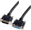 Plastic Armored DB15 Cable, Male/Female, 15 ft -- DSA00020-15F