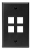 QuickPort Wallplates - 41080-4EP - Leviton Manufacturing