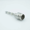 MS High Current Series, Multipin Feedthrough, 4 Pins, 700 Volts, 28 Amps per Pin, 0.094″ Moly Conductors, 0.75″ Dia Stainless Steel Weld Adapter - A2566-7-W - MPF Products, INC.