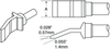 Tweezer Cartridge, Blade, Pair, 16Mm; Tip / Nozzle Width Metcal - 54M1266 - Newark, An Avnet Company