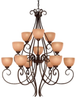 728-355 12 Light Chandelier - 728-355 - Minka Group