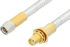 SMA Male to SMA Female Bulkhead Cable 36 Inch Length Using PE-SR401FL Coax, RoHS - PE34249LF-36 - Pasternack