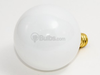 60 Watt, 130 Volt G16 White Globe Bulb - B310160 - bulbs.com