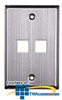 Sprint Steel-Flushplate SNGL-Gang Horiz. 2-Plex (Pkg of 2) - 448120 - TelephoneStuff.com