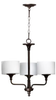 6090-3-86 Mid. Chandeliers-Drum Shades - 606480 - Capital Lighting, Inc.