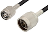 N Male to Reverse Polarity TNC Male Cable 24 Inch Length Using PE-C195 Coax - PE36362-24 - Pasternack