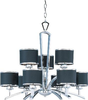 20376BKPC Mid. Chandeliers-Drum Shades - 612974 - Capital Lighting, Inc.