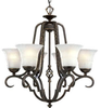 P4060-84 Mid. Chandeliers-Glass Up - 762401 - Capital Lighting, Inc.