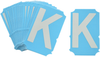 Brady Bradyglo Letter Label - Printed Msg = K - 6003-K - 754473-84210 - R. S. Hughes Company, Inc.
