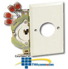 Suttle Flush Mount Jack Module Assembly with.. - 625BE4NS-RC - TelephoneStuff.com
