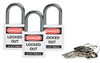 White Compact Safety Locks - 118965 - Brady Corporation