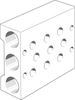 Connection block - PRS-1/4-3 - Festo Corporation