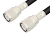 HN Male to HN Male Cable 48 Inch Length Using RG213 Coax - PE3038-48 - Pasternack