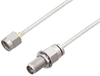 2.92mm Male to 2.92mm Female Bulkhead Cable 24 Inch Length Using PE-SR405FL Coax - PE34749-24 - Pasternack