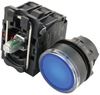 Pb Switch, Illum, No/nc, 6A, 120V, Blue; Product Range Schneider Electric - 66AH7666 - Newark, An Avnet Company