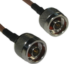 Cable Assembly, Rf, N Straight Plug, 18; Connector Type A Amphenol Rf - 61T6128 - Newark, An Avnet Company