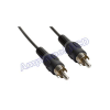 Amphenol AV-THLIN2RCAM-005 Thin-line Single RCA Coaxial Cable - RCA Male / RCA Male (Coaxial Digital Audio Compatible) 5ft - Image