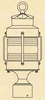 B8630 Small Avalon Post Mount - Hanover Lantern, Inc.