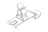 EMC Shield Clamps for TS35 Rails, Pluggable- with or without Integrated Strain Relief - 36246 - icotek Corp